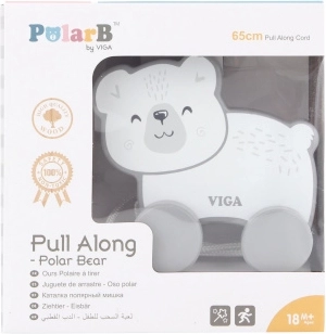 Drevená ťahacia hračka Ľadový medveď