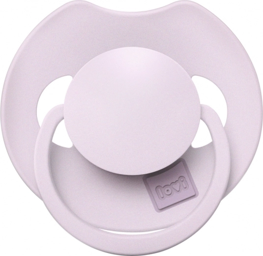 Silikónový dynamický cumlík LOVI Prime 0–6 m, Lilac