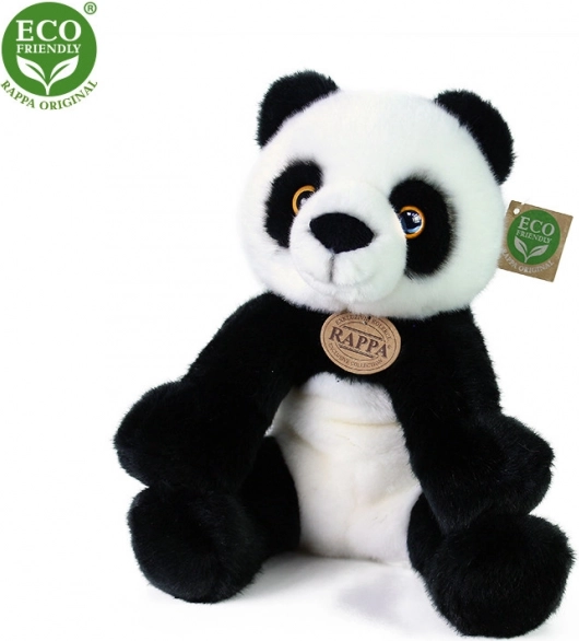 Plyšová panda sediaca 27 cm eco‑friendly