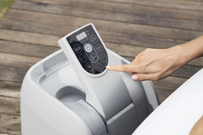 Intuitívny digitálny panel – teplo, masáž aj filtrácia na dotyk