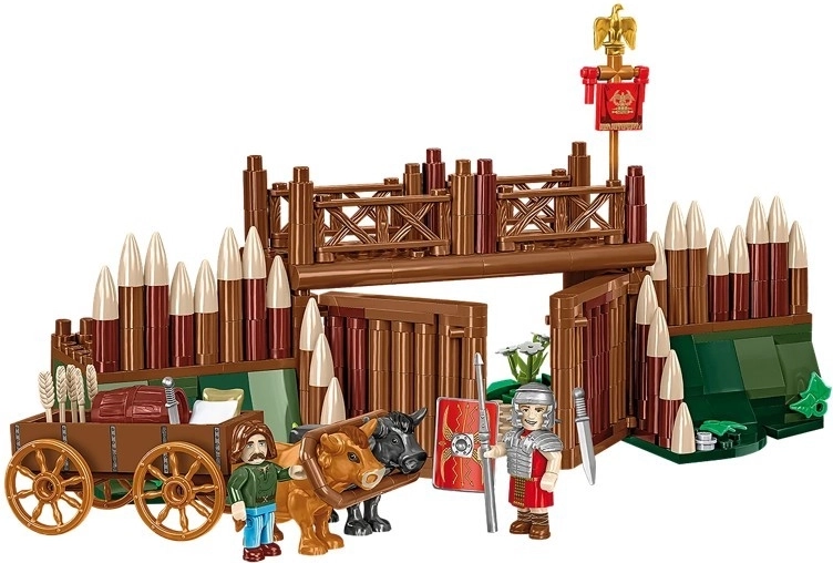 Autentická brána rímskeho tábora s otváraním