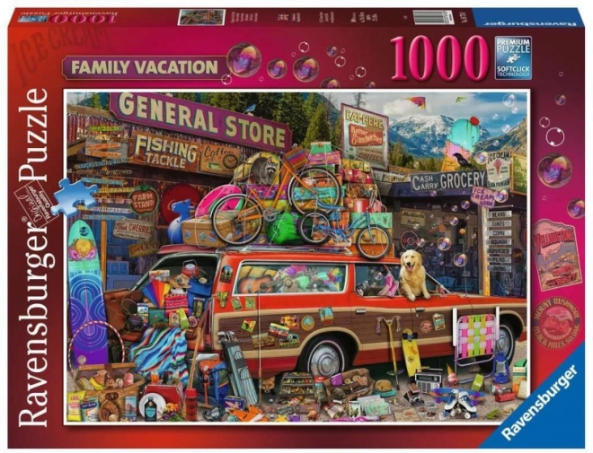 Puzzle 2D 1000 prvkov Rodinná dovolenka