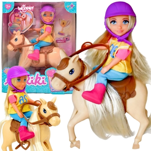 Woopie jazdkyňa Ankiki s koňom