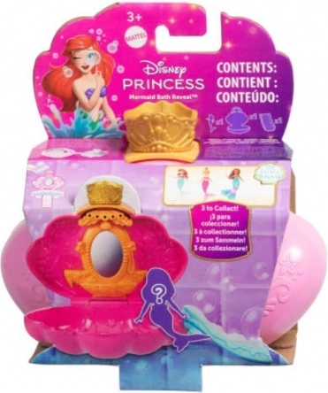 DISNEY PRINCESS morská víla v mušličke – kúpací herný set (mix)