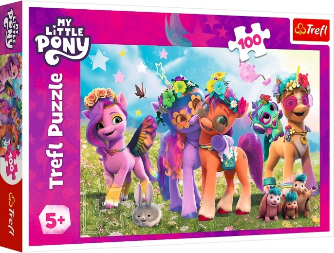 Puzzle Trefl My Little Pony Zábavní poníci 100 dielikov