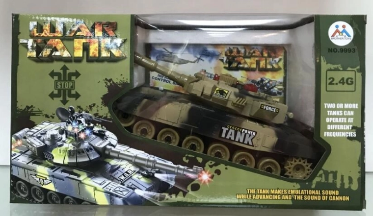 Diaľkovo ovládaný vojenský tank