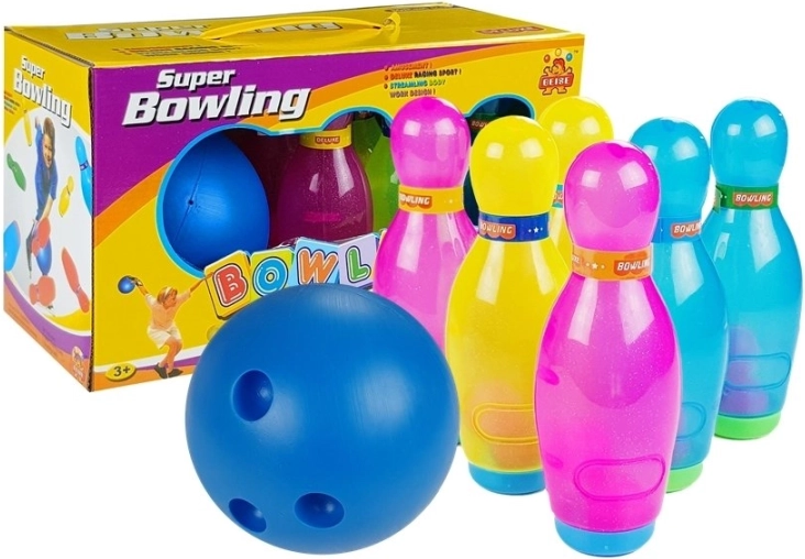 Farebná súprava na bowling pre deti