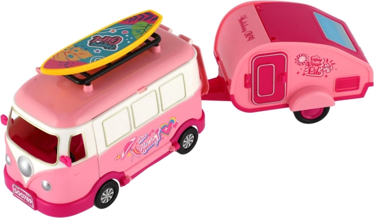 Obytné auto s prívesom
