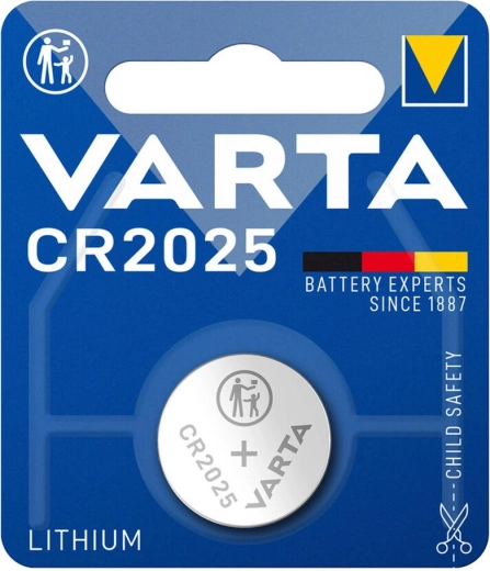 Lítiová gombíková batéria CR2025 Varta