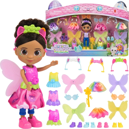 Gabby’s Dollhouse vília bábika Gabi s oblečením a doplnkami