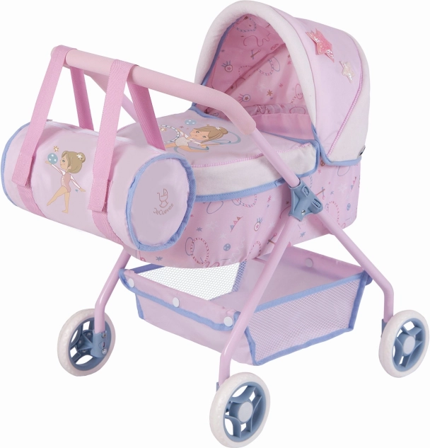 Môj prvý kočík pre bábiky s taškou Gala, 56 cm