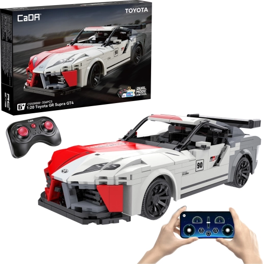 CaDA Toyota GR Supra GT4 RC stavebnica (356 dielikov)