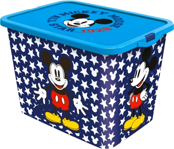 Úložný box s vekom na klipy Disney Mickey