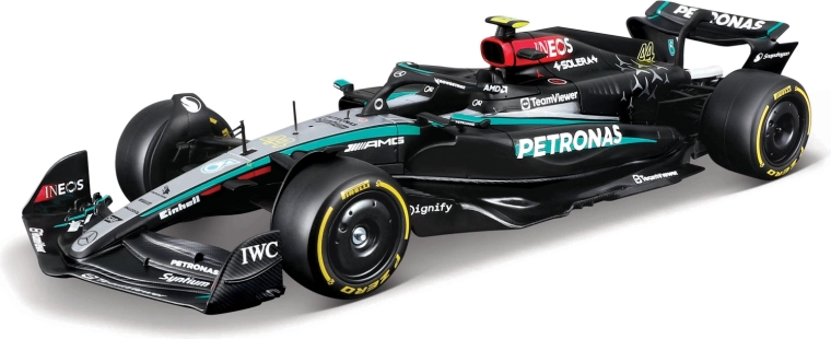 Autentický Mercedes-AMG Petronas W15 (2024) v mierke 1:24