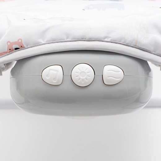 Upokojujúce vibrácie, melódie a svetlo