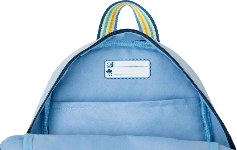Menovka vo vnútri a jednoduché zapínanie na zips