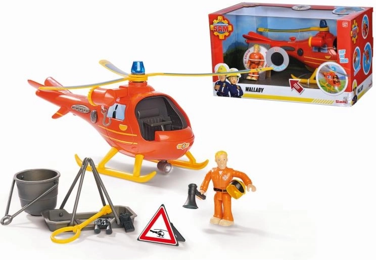 Požiarnik Sam – vrtuľník s figúrkou