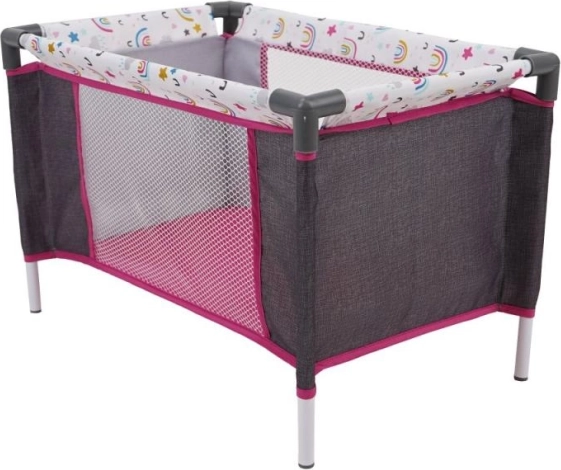 Cestovná postieľka pre bábiky Dúha