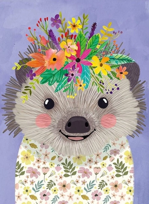 Puzzle 500 dielikov Floral Friends – ježko od Mia Charro