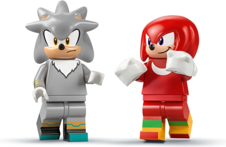 Minifigúrky Silver a Knuckles