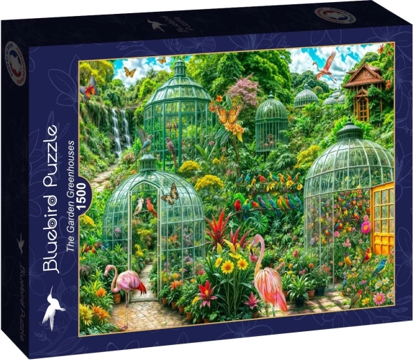 Bluebird puzzle Záhradné skleníky 1500 dielikov