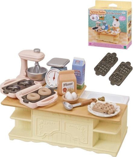 Sylvanian Families kuchynský ostrov s doplnkami
