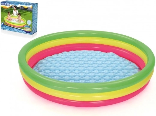 Nafukovací detský bazénik BESTWAY 152 cm – dúhový