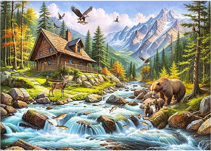 Cherry Pazzi puzzle Živé údolie 1000 dielikov