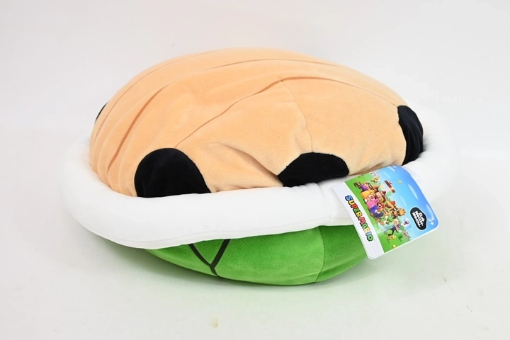 Tomy Mocchi-Mocchi plyšový vankúš zelená škrupina Super Mario