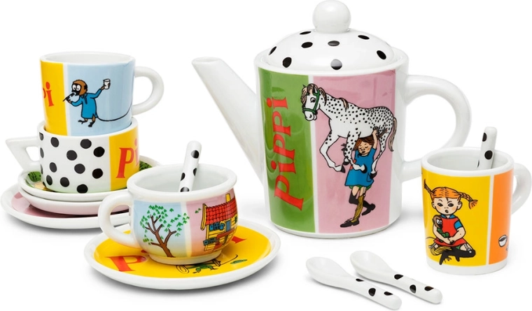 Pippi porcelánový detský čajový servis