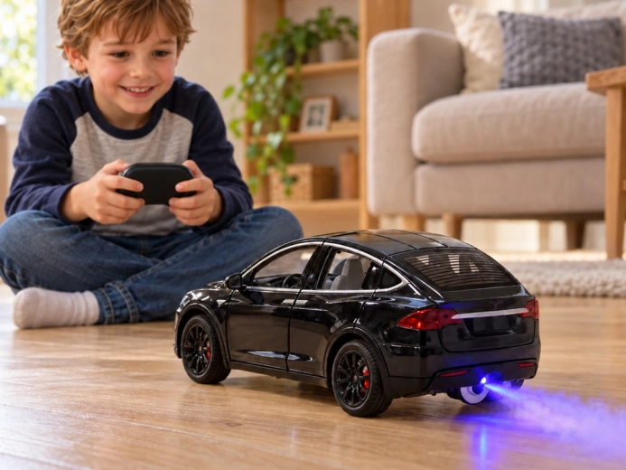 LED osvetlenie a dymový efekt