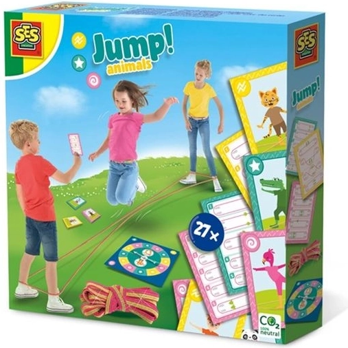 SES Creative Jump! zvieratá – pohybová skákacia hra pre deti