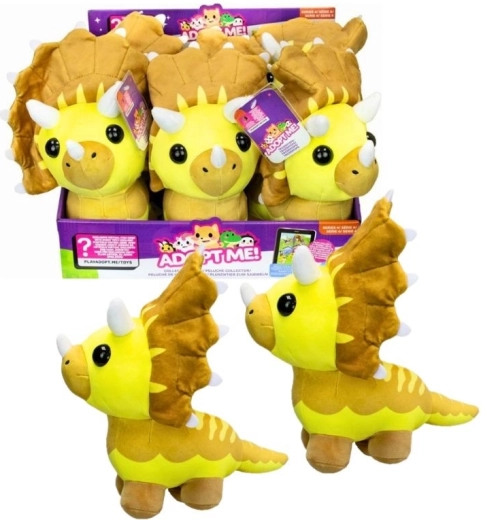Plyšový triceratops Adopt Me! Roblox - 1 kus