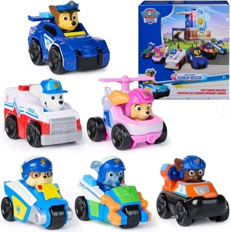 Mini vozidlo Paw Patrol s motívom Labkovej patroly - 1 kus