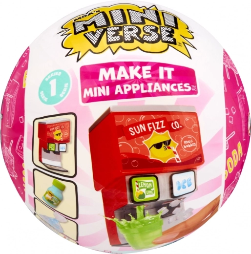 MGA’s Miniverse Make It Mini spotrebiče – mini automat na perlivé nápoje - 1 kus