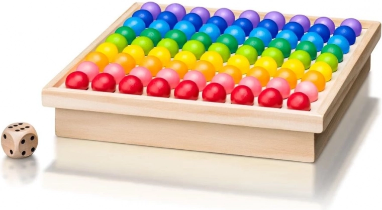 POPULAR Drevená guľôčková hra – farebné sudoku a spoločenské hry