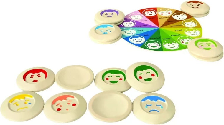 PlanToys drevené pexeso nálady