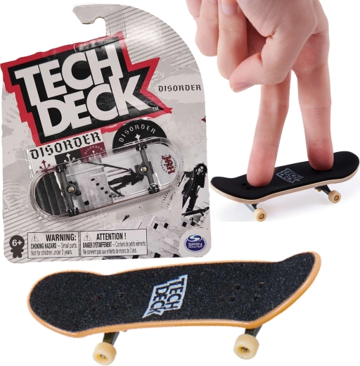 Fingerboard Tech Deck Disorder so schodmi a samolepkami