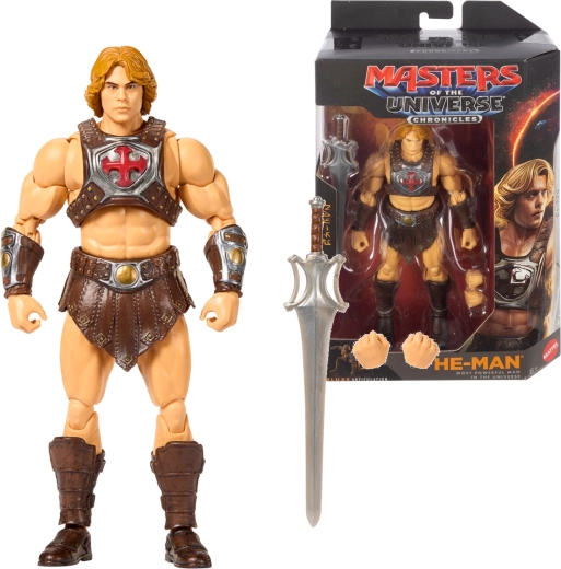 Mattel Masters of the Universe Chronicles figúrka He-Man s príslušenstvom - 1 kus