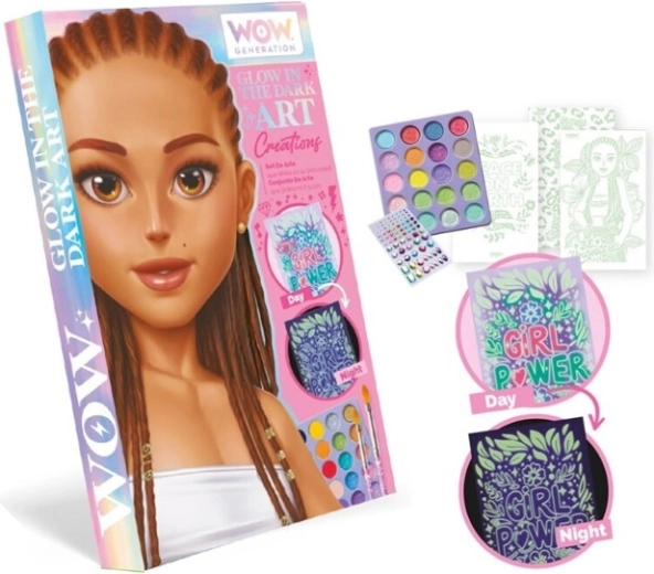 Kreatívna svietiaca sada WOW Generation – podložka na kreslenie do tmy