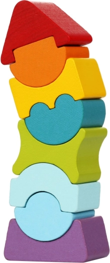 Balansujúca veža VIII - drevená skladačka