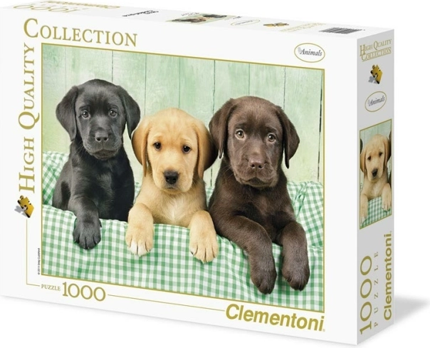 Puzzle 1000 dielov Traja Labradory