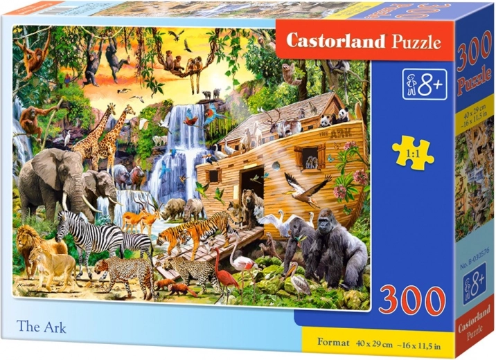 Puzzle 300 dielikov divoké zvieratá na hárku