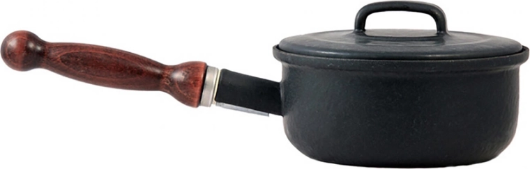 Smaltovaný rendlík s pokrievkou 16 cm, 1,25 l s odnímateľnou rukoväťou