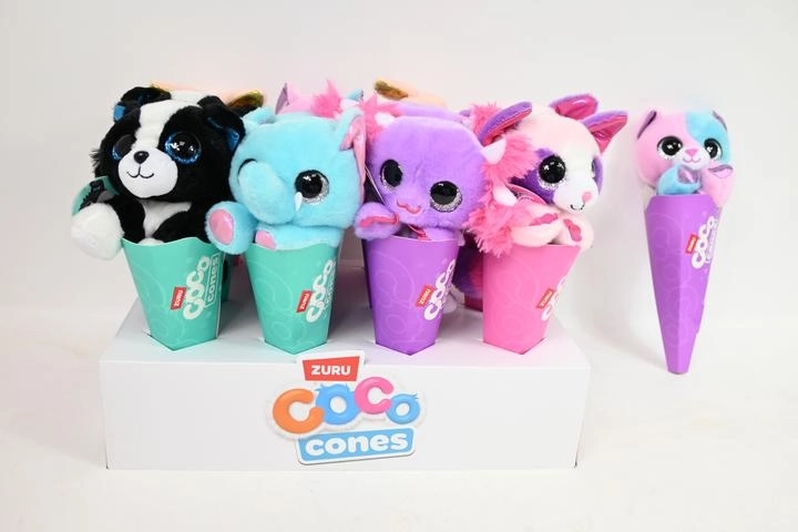 ZURU Coco Cones plyšové zvieratko v kornúte