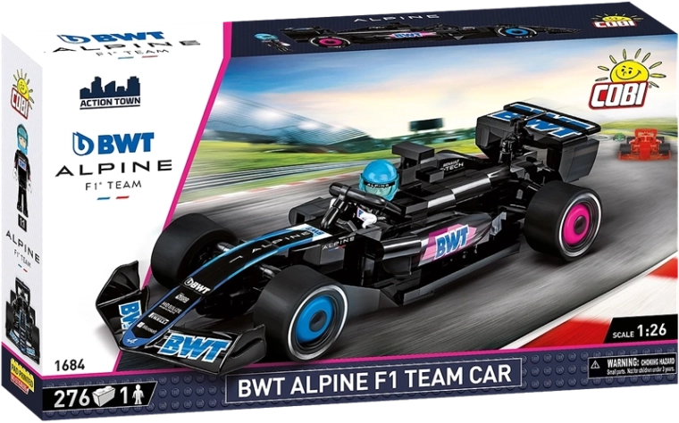 Autentický vzhľad monopostu BWT Alpine F1 Team