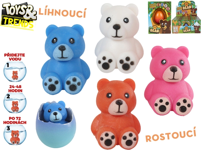 Liahnuci a rastúci medvedík do vody TOYS&TRENDS