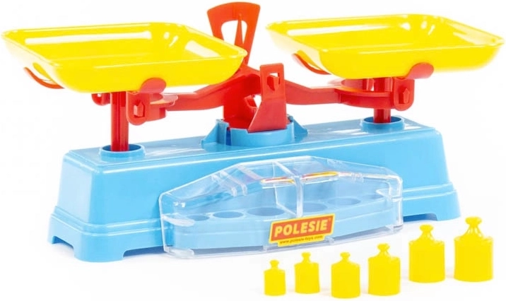 Detská váha so závažiami POLESIE, plastová, 28 cm