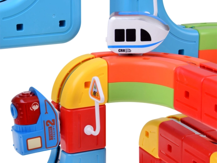 Magnetická dráha, ktorá drží vláčiky na trase