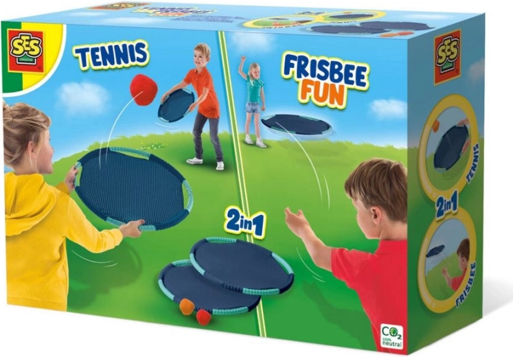 Dve hry v jednom: tenis aj frisbee
